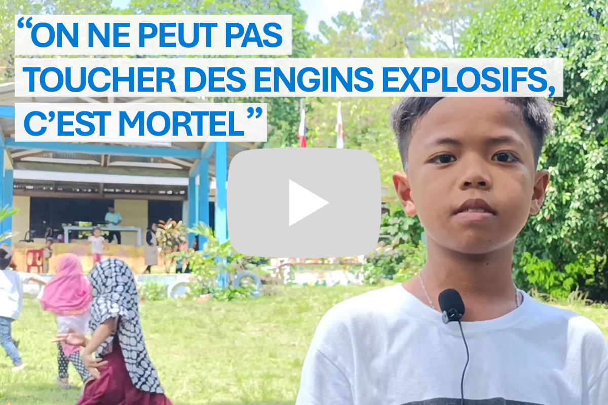 Vidéo de sensibilisation aux risques liés aux munitions explosives