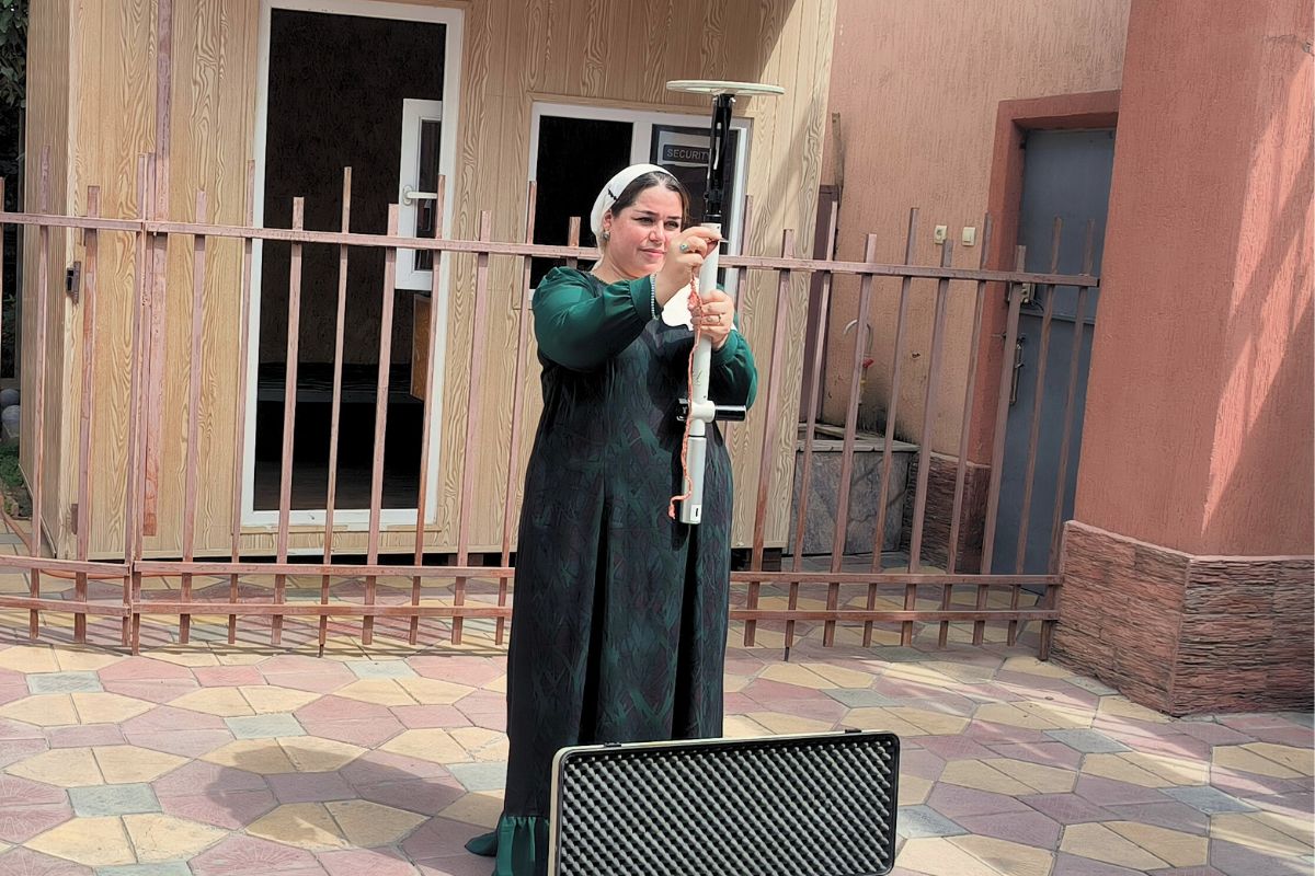 Controlled explosion from an obsolete ammunition stock in Tajikistan.jpg